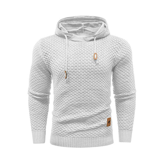 InnateFit 4 White / USA S Hot Selling New Style 3D Pattern Outdoor Sports Men Solid Color Casual Hoodies CJNSWTWY06355-White-USA S
