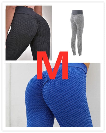 InnateFit FITNESS 3Colors set / M Plaid Leggings Fitness Yoga Pants Women's Seamless CJNSXZDD00486-3Colors set-M