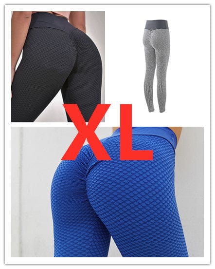 InnateFit FITNESS 3Colors set / XL Plaid Leggings Fitness Yoga Pants Women's Seamless CJNSXZDD00486-3Colors set-XL