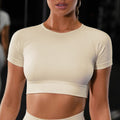 InnateFit FITNESS Beige / A / S Seamless Yoga Sport Set Fitness Women Running CJNS100124719SH