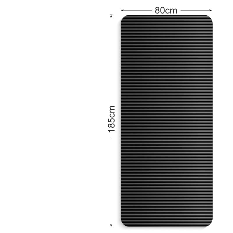 InnateFit FITNESS Black / 183x61 / Free bandage Fitness yoga mat CJYDQTJM00978-Black-183x61-Free bandage
