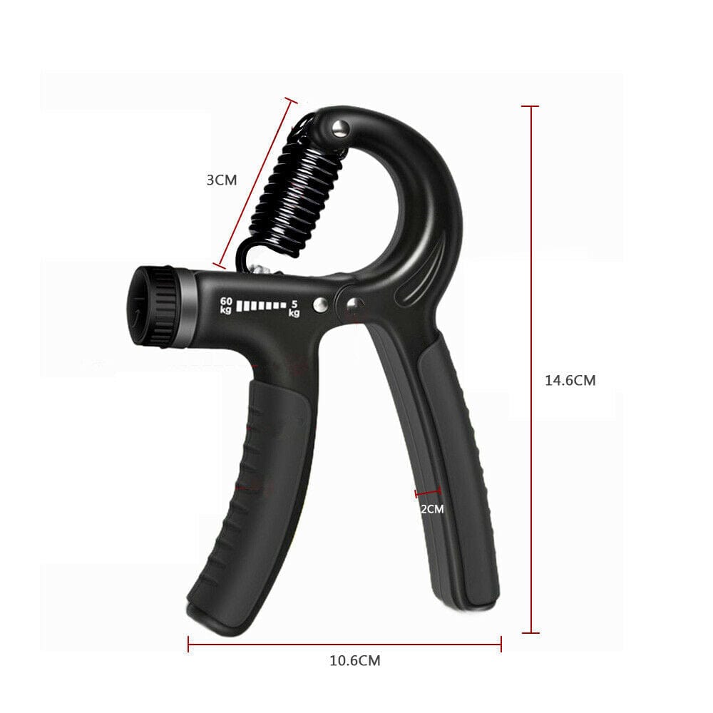 InnateFit FITNESS Black Hand Grip Adjustable Trainer Gripper CJJM1420334-Black