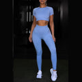 InnateFit FITNESS Blue / C / S Seamless Yoga Sport Set Fitness Women Running CJNS100124716PK