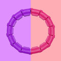 InnateFit FITNESS Fitness Ring Adjustable Sport Hoops Abdominal Thin Waist Exercise