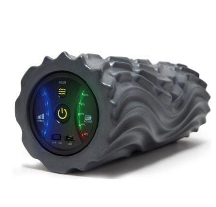 InnateFit FITNESS Gray USB Electric Massage Yoga Massager Muscle Soreness Pain Relax Stovepipe Vibration Acupressure Massage Column Foam Roller Block CJYDQTJM00319-Gray