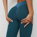 InnateFit FITNESS Green / L Plaid Leggings Fitness Yoga Pants Women's Seamless CJNSXZDD00486-Green-L
