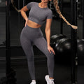 InnateFit FITNESS Grey / C / S Seamless Yoga Sport Set Fitness Women Running CJNS100124752ZA