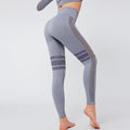 InnateFit FITNESS Light grey pants / S Yoga Crop Top Seamless Yoga sets CJNSSYTZ00914-Light grey pants-S