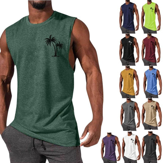 InnateFit FITNESS Men Vest Summer Beach Tank Tops Workout Fitness T-Shirt