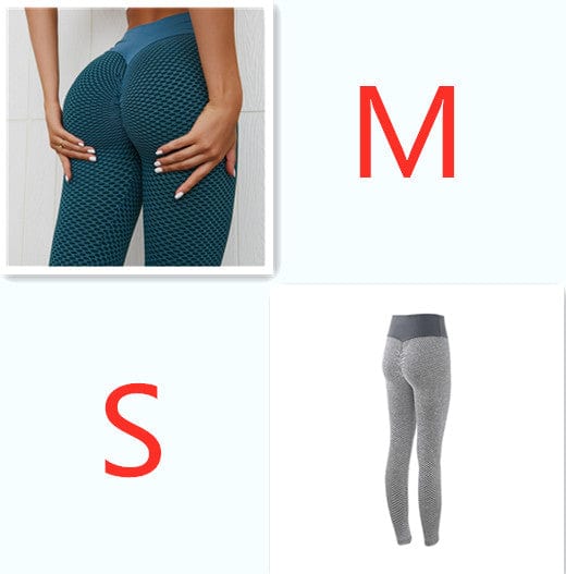 InnateFit FITNESS Mixcolor10 / Set Plaid Leggings Fitness Yoga Pants Women's Seamless CJNSXZDD00486-Mixcolor10-Set