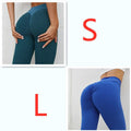 InnateFit FITNESS Mixcolor18 / Set Plaid Leggings Fitness Yoga Pants Women's Seamless CJNSXZDD00486-Mixcolor18-Set