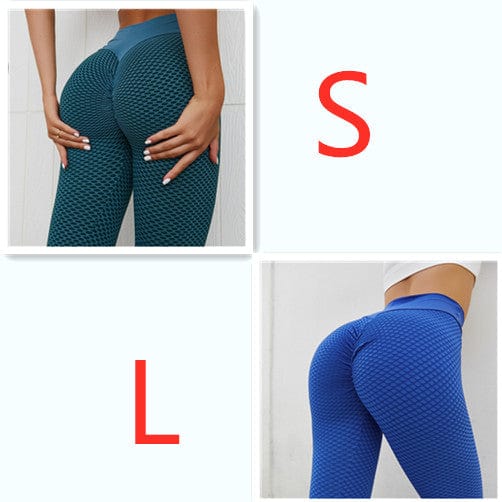 InnateFit FITNESS Mixcolor18 / Set Plaid Leggings Fitness Yoga Pants Women's Seamless CJNSXZDD00486-Mixcolor18-Set