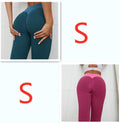 InnateFit FITNESS Mixcolor25 / Set Plaid Leggings Fitness Yoga Pants Women's Seamless CJNSXZDD00486-Mixcolor25-Set