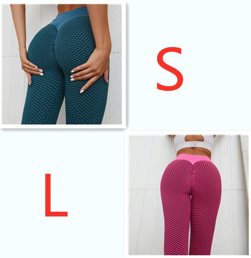 InnateFit FITNESS Mixcolor27 / Set Plaid Leggings Fitness Yoga Pants Women's Seamless CJNSXZDD00486-Mixcolor27-Set