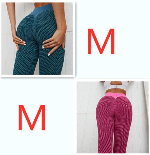 InnateFit FITNESS Mixcolor29 / Set Plaid Leggings Fitness Yoga Pants Women's Seamless CJNSXZDD00486-Mixcolor29-Set