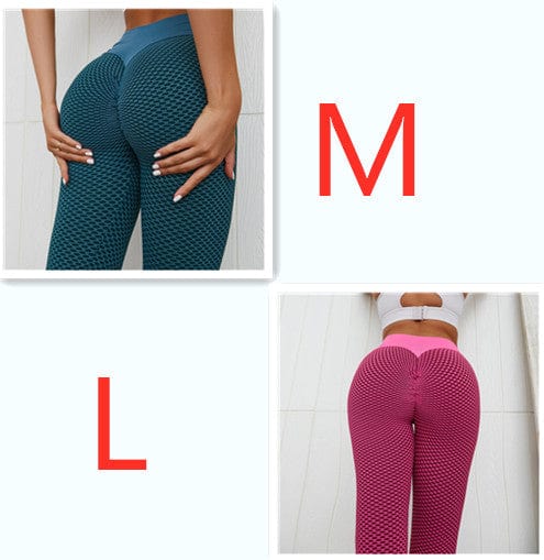 InnateFit FITNESS Mixcolor30 / Set Plaid Leggings Fitness Yoga Pants Women's Seamless CJNSXZDD00486-Mixcolor30-Set