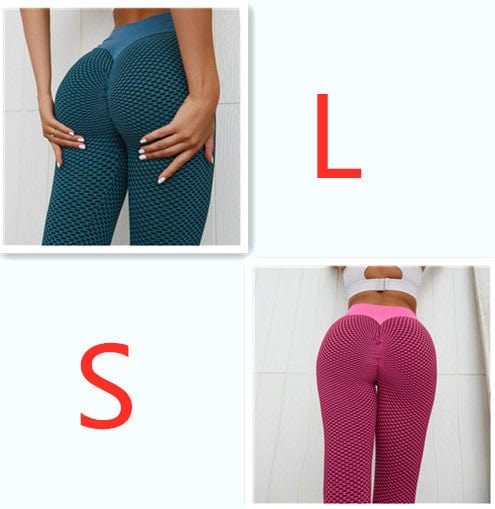 InnateFit FITNESS Mixcolor31 / Set Plaid Leggings Fitness Yoga Pants Women's Seamless CJNSXZDD00486-Mixcolor31-Set