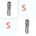 InnateFit FITNESS Mixcolor34 / Set Plaid Leggings Fitness Yoga Pants Women's Seamless CJNSXZDD00486-Mixcolor34-Set