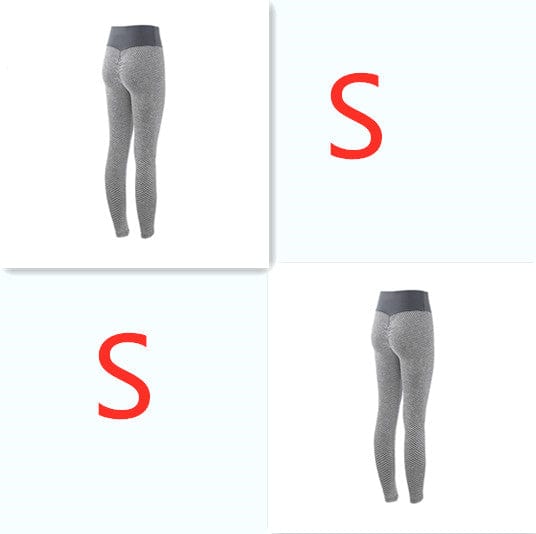 InnateFit FITNESS Mixcolor34 / Set Plaid Leggings Fitness Yoga Pants Women's Seamless CJNSXZDD00486-Mixcolor34-Set