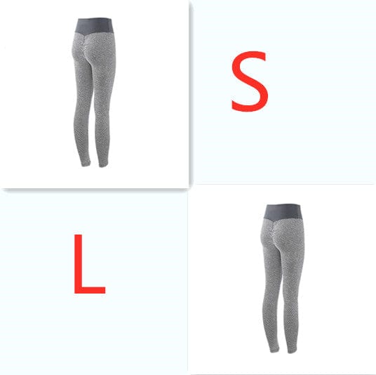 InnateFit FITNESS Mixcolor36 / Set Plaid Leggings Fitness Yoga Pants Women's Seamless CJNSXZDD00486-Mixcolor36-Set
