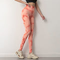InnateFit FITNESS Red / S Tie Dye Leggings Women Fitness Yoga Pants CJDD1671472-Red-S