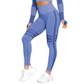 InnateFit FITNESS Sapphire pants / S Yoga Crop Top Seamless Yoga sets CJNSSYTZ00914-Sapphire pants-S