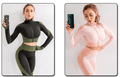 InnateFit FITNESS Seamless Workout Yoga Sets women leggings