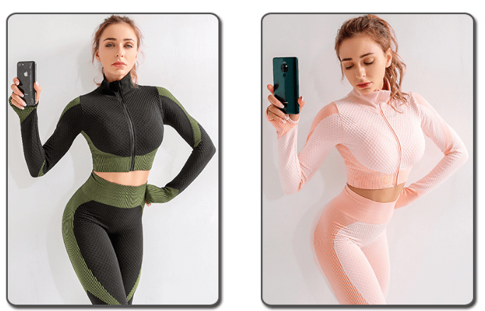 InnateFit FITNESS Seamless Workout Yoga Sets women leggings
