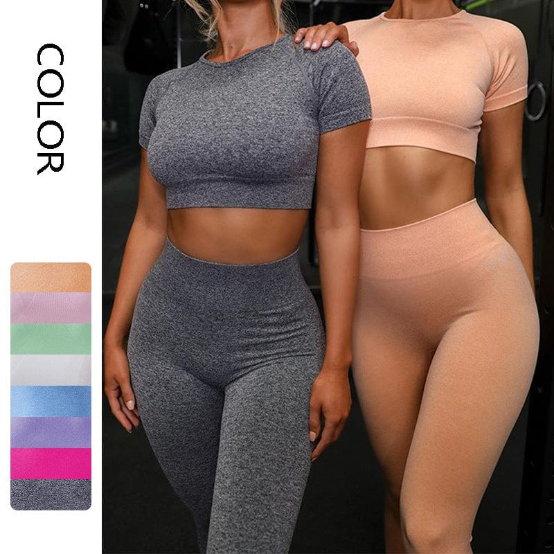 InnateFit FITNESS Seamless Yoga Sport Set Fitness Women Running