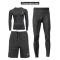 InnateFit FITNESS Three pieces set / L Sports suit fitness wear running training tight shorts CJNSNYDK00163-Three pieces set-L