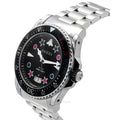 InnateFit Wrist Watch Gucci Dive Stainless Steel Black Dial Quartz Diver's YA136221 200M Men's Watch