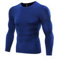 InnateFit 0 Blue / XXL Men's Blank Long Sleeve Compression Top CJNSTXDS00194-Blue-XXL