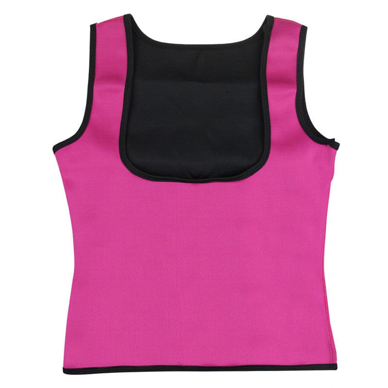 InnateFit 0 L / Rose pink Women Neoprene Shaperwear Waist Traine Push Up Vest Tummy Belly Girdle Body Shaper Waist Cincher Corset CJNSSYCS00005-L-Rose pink