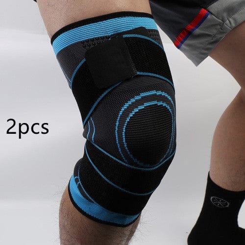 InnateFit 0 Lake blue / XXXL / 2PC 3D Sports Knee Pad CJNSFJST00001-Lake blue-XXXL-2PC