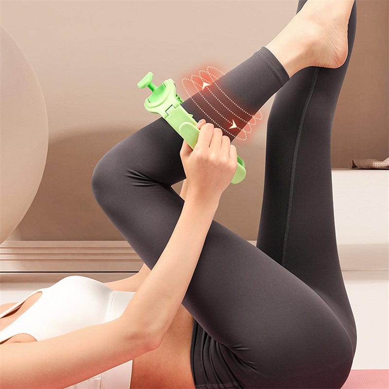 InnateFit 0 Multifunctional Manual Round Massager Roller Fitness Waist Buttocks Muscles Leg Gripper Stovepipe Thigh Removable Massage Gym Tool Beauty Health