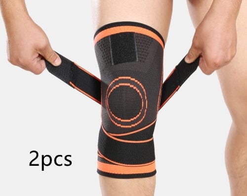 InnateFit 0 Orange / XXXL / 2PC 3D Sports Knee Pad CJNSFJST00001-Orange-XXXL-2PC