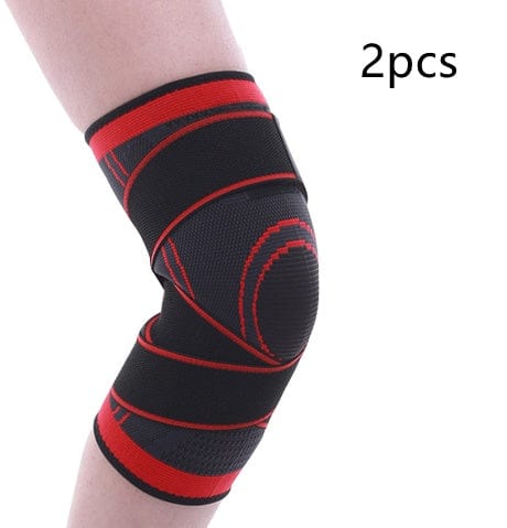 InnateFit 0 Red / XXXL / 2PC 3D Sports Knee Pad CJNSFJST00001-Red-XXXL-2PC