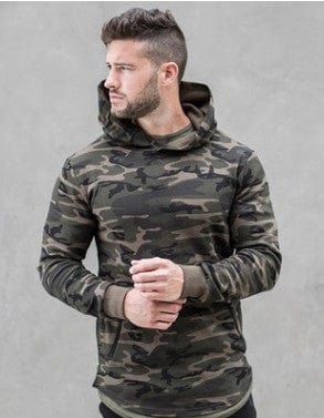 InnateFit FITNESS Camouflage / L New Mens Camouflage Hoodies CJNSWTWY00123-Camouflage-L