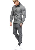InnateFit FITNESS Dark Grey / L Men's sports suit fitness casual wear CJNSWTXZ02298-Dark Grey-L