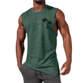 InnateFit FITNESS Green / S Men Vest Summer Beach Tank Tops Workout Fitness T-Shirt CJYH1768739-Green-S