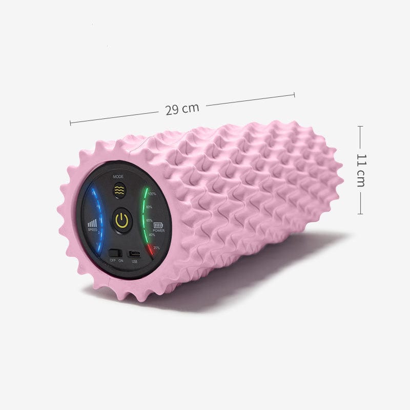 InnateFit FITNESS pink1 USB Electric Massage Yoga Massager Muscle Soreness Pain Relax Stovepipe Vibration Acupressure Massage Column Foam Roller Block CJYDQTJM00319-pink1