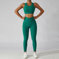 InnateFit FITNESS Sea king green / Vest trousers / S Women's Running Fitness Suit Yoga Clothes CJTZ156149313MN