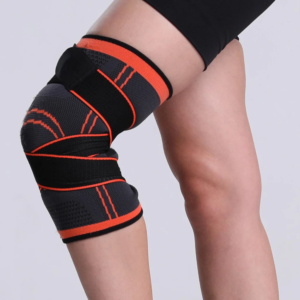 InnateFit WorthWhile 1PC Sports Kneepad Men Pressurized Elastic Knee Pads Support Fitness Gear Basketball Volleyball Brace Protector