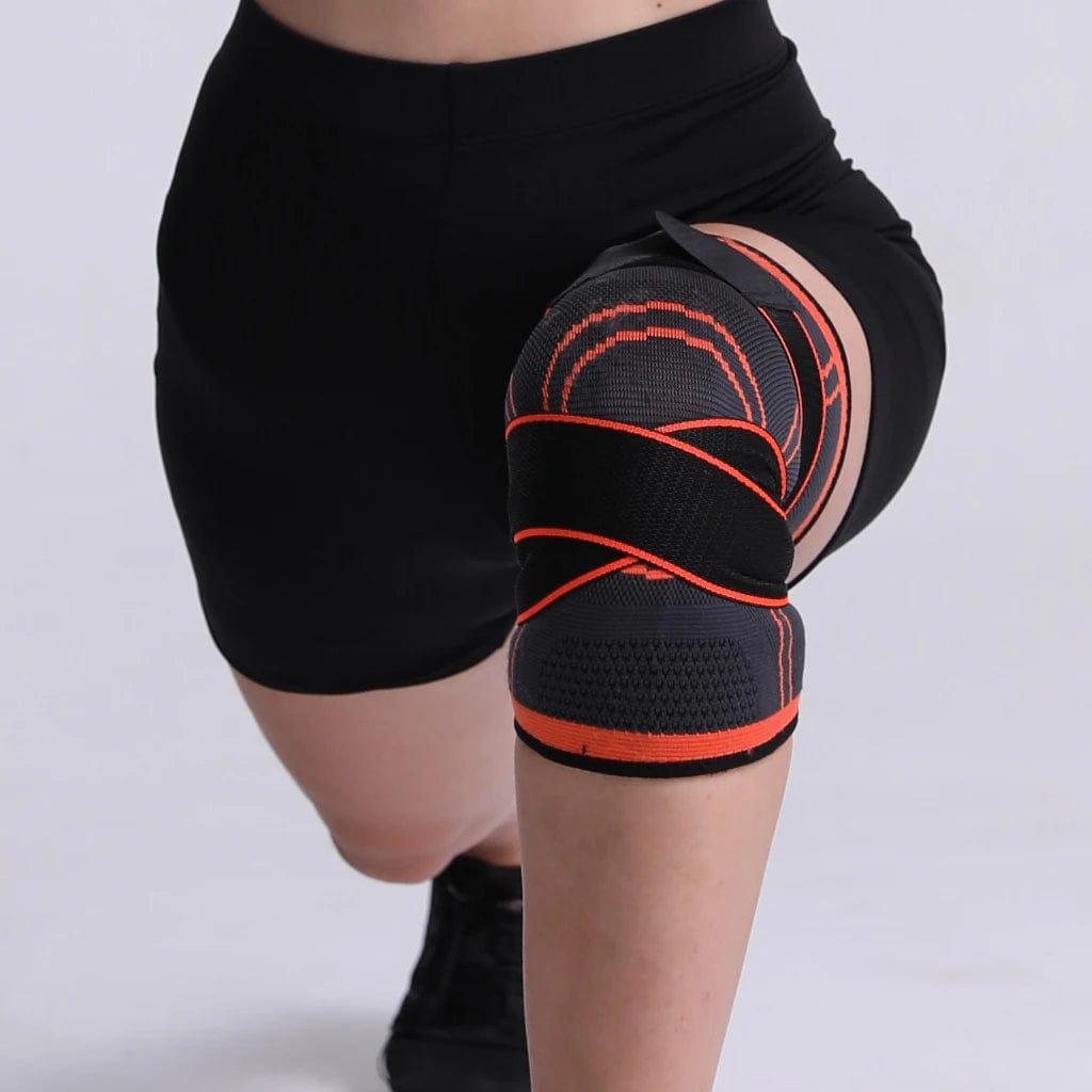 InnateFit WorthWhile 1PC Sports Kneepad Men Pressurized Elastic Knee Pads Support Fitness Gear Basketball Volleyball Brace Protector